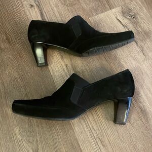 Suede Van Eli Bootie Pumps